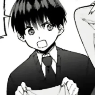 ❄️ e8c94d8b Manga, Anime, Charakter, Junge, schwarze Haare, Schuluniform telegram sticker