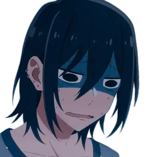 😰 1fb5410b Anime, Nhân vật, Cảm xúc, Manga whatsapp sticker