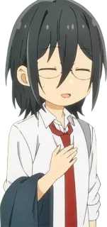 ☺️ 7ded6018 Izumi Miyamura Horimiya Anime, Manga, Trường học, Kính, Con trai, Dễ thương whatsapp sticker