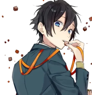 🍫 aafdc841 anime, hoạt hình, nhân vật, bé trai whatsapp sticker