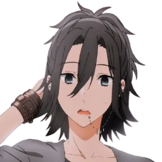😅 bec77164 Anime, Nhân vật, Horimiya, Izumi Miyamura, Manga whatsapp sticker