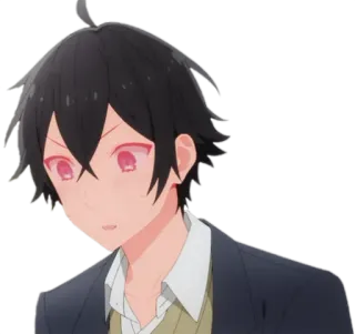 🙈 c5bbe74b Izumi Miyamura Horimiya Anime, Manga, Horimiya, Izumi Miyamura, Nhân vật, Sticker whatsapp sticker