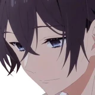 😌 f1a5f7f1 Anime, Chân dung, Nam, Hoạt hình whatsapp sticker