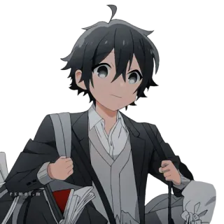 🎒 f8a7f9bd Anime, Nam sinh, Manga, Nhân vật whatsapp sticker