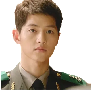 😧 2a1e8a03 Korean, actor, military uniform, Song Joong-ki, k-drama, soldier telegram sticker