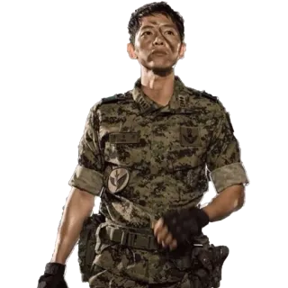 👮 40139fe4 military, uniform, soldier, army, camo, korean, war telegram sticker