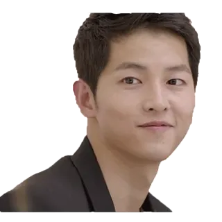 😏 b4c18d16 Song Joong-ki actor, Korean drama, celebrity, male, smiling telegram sticker