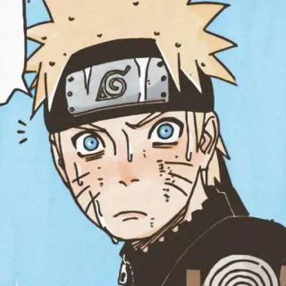 🙁 09b6d3a4 Naruto Anime, Manga, Ninja, Nhân vật, Uzumaki telegram sticker