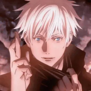 😵 5d0c2b5a Gojo Satoru Jujutsu Kaisen anime, manga, gojo satoru, jujutsu kaisen, nhân vật, fanart telegram sticker