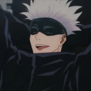 🙃 77e17a01 Gojo Satoru Jujutsu Kaisen anime, gojo, satoru, jujutsu kaisen, nhân vật, sticker telegram sticker