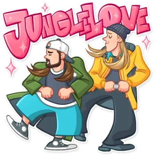 Jay and Silent Bob whatsapp stickers