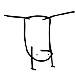 🧪 4e39d386 Omino stilizzato, Disegno, Minimalista, Cartone animato telegram sticker