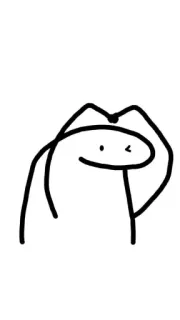 🧪 56facd98 omino stilizzato, disegno semplice, minimalista, cartone animato telegram sticker