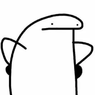 🧪 ddce8229 Cartone animato, Personaggio, Omino stilizzato, Meme, Divertente, Semplice, Disegno telegram sticker