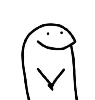 🧪 ecb8e37f adesivo, personaggio, divertente, minimalista telegram sticker