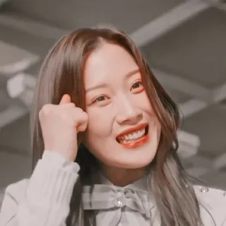 ❣ 38b92ed3 woman, asian, portrait, smile, female, girl telegram sticker