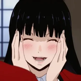♣️ 60399c40 Yumeko Jabami Kakegurui Anime, Kakegurui, Yumeko Jabami, Jeu, École telegram sticker
