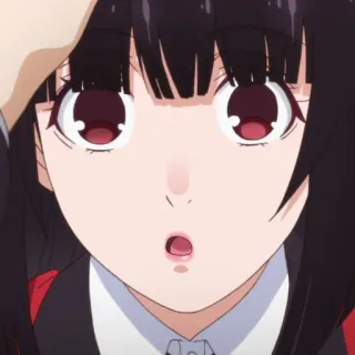 ♣️ 660334cb Yumeko Jabami Kakegurui Anime, Fille, Personnage, Kakegurui, Yumeko Jabami telegram sticker