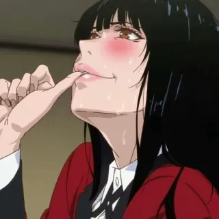 ☕️ 3b60e085 Yumeko Jabami Kakegurui 动漫, 狂赌之渊, 蛇喰梦子, 漫画, 赌博, 高风险, 学校 telegram sticker