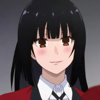 ☕️ 8e0b0a66 Yumeko Jabami Kakegurui 动漫, 漫画, 狂赌之渊, 梦子, 蛇喰, 赌博, 学校, 制服 telegram sticker
