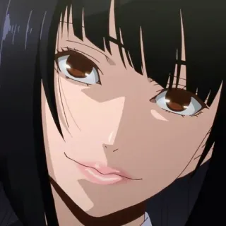 ☕️ a9ffa782 Yumeko Jabami Kakegurui 动漫, 狂赌之渊, 蛇喰梦子, 赌博, 学校, 女孩 telegram sticker