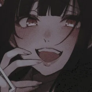 🤑 6a0ee11a Yumeko Jabami Kakegurui Anime, Mädchen, Zunge, Kakegurui, Yumeko Jabami whatsapp sticker