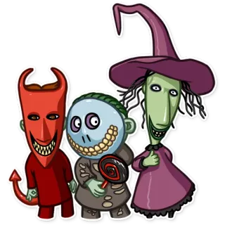 The Nightmare Before Christmas telegram stickers
