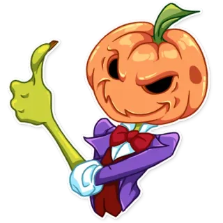 Jack Pumpkin Head telegram stickers