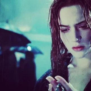 👀 3aef0aa1 Rose DeWitt Bukater Titanic 타이타닉, 케이트 윈슬렛, 로즈, 슬픈, 영화, 드라마 telegram sticker