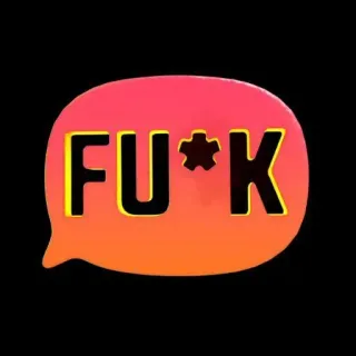 🖕 3bbb8d76 FU*K 욕설, 검열됨, 불쾌한, 저주, 말풍선, 불경 telegram sticker
