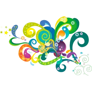 ✨ 5bbc9bd7 추상적인, 다채로운, 꽃무늬, 패턴, 디자인, 장식적인 telegram sticker