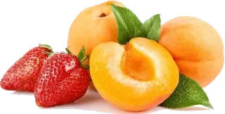 🍑 8f99ac6b 과일, 딸기, 복숭아, 음식, 신선한, 건강한, 달콤한 telegram sticker