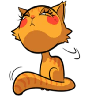 😶 a13d2965 cat, animal, sticker, cartoon telegram sticker