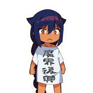 😡 b4ac8067 魔界復興 Anime, Manga, Schattig, Meisje, Cartoon whatsapp sticker