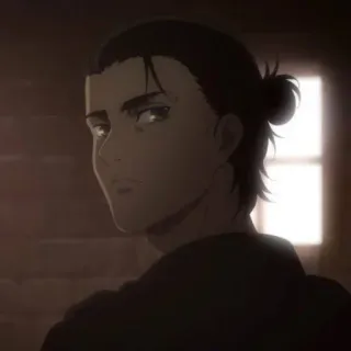 🙂 6f437b5e Eren Yeager Attack on Titan Anime, Eren Yeager, Attack on Titan, Nhân vật hoạt hình, Manga, Phim hoạt hình telegram sticker