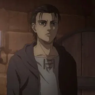 😕 af65e605 Eren Yeager Attack on Titan Anime, Eren Yeager, Attack on Titan, AOT, Nhân vật anime telegram sticker