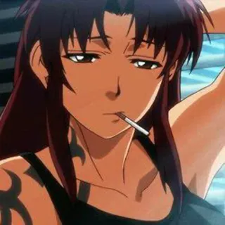 Anime smoking | @Jaim_0 telegram stickers