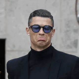🖤 2360ec20 Cristiano Ronaldo soccer, football, player, cristiano, ronaldo, sunglasses telegram sticker