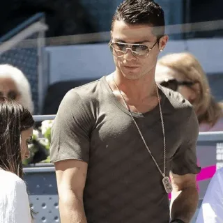 🖤 24353521 Cristiano Ronaldo athlete, soccer, football, celebrity, man telegram sticker
