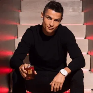 🖤 43297790 Cristiano Ronaldo soccer, football, athlete, cr7, cristiano, ronaldo, perfume, fragrance telegram sticker