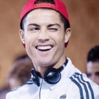🖤 7ec5483b Cristiano Ronaldo soccer, athlete, football, player, celebrity, sport telegram sticker