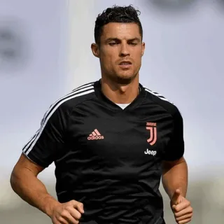 🖤 9e36849b Cristiano Ronaldo soccer, football, athlete, sports, Juventus, player telegram sticker