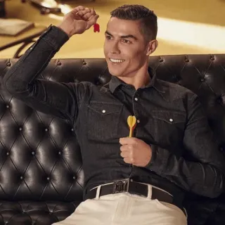 🖤 aed531c0 Cristiano Ronaldo soccer, athlete, football, sports, darts telegram sticker