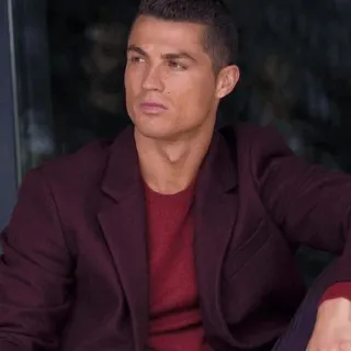 🖤 b09565f6 Cristiano Ronaldo soccer, football, sports, athlete, portrait telegram sticker