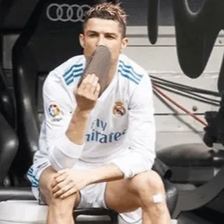 🖤 ec2126d0 Cristiano Ronaldo soccer, football, athlete, sports, real madrid, ronaldo telegram sticker
