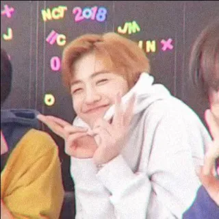 🦋 2053b8ed NCT 2018 k-pop, musica, idol, gruppo, sorriso, ragazzo, pace, fan telegram sticker