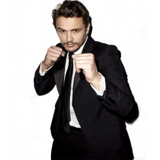 👊 0a560e53 James Franco актер, мужчина, костюм, портрет, знаменитость telegram sticker
