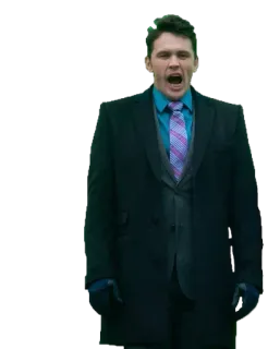 😮 59a8bc29 James Franco актер, мужчина, кричит, портрет telegram sticker