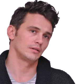 😳 9b082c45 James Franco актер, портрет, знаменитость, мужчина telegram sticker