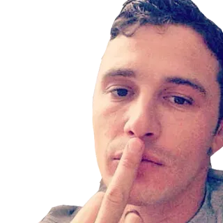 🖕 e3880eba средний палец, оскорбительный жест, мужчина telegram sticker